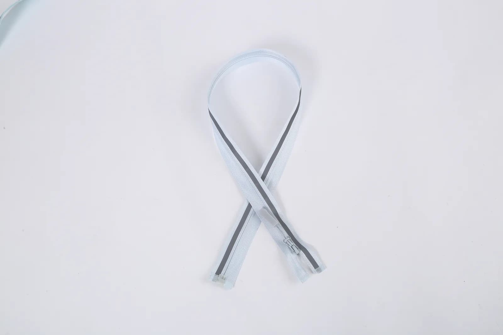 Sky Blue Reflective Nylon Open-End